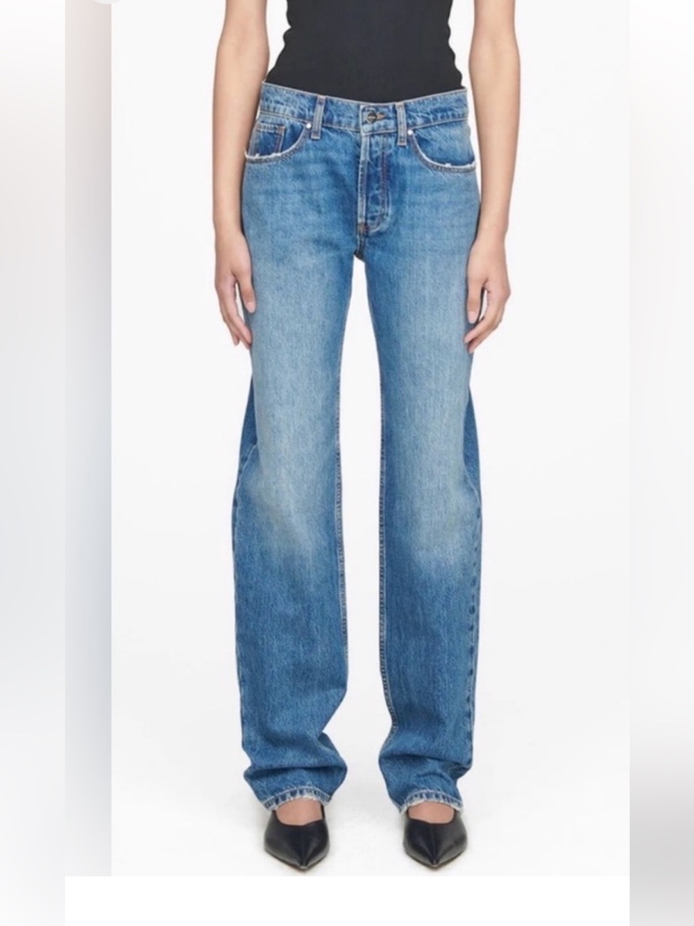 Anine Bing Knox Jean Blue Size 27